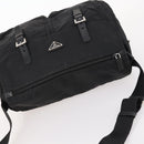 PRADA Shoulder Bag Nylon Black Silver Auth 173525-6