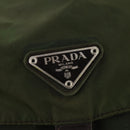 PRADA Backpack Nylon Khaki Silver Auth 173527-20