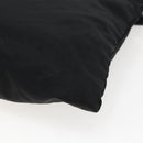 PRADA Shoulder Bag Nylon Black Silver Auth 173528-12