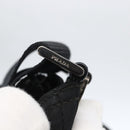 PRADA Shoulder Bag Nylon Black Silver Auth 173528-15