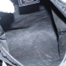 PRADA Shoulder Bag Nylon Black Silver Auth 173528-18