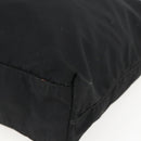 PRADA Tote Bag Nylon Black Silver Auth 173530-9
