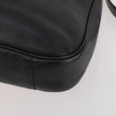 GUCCI Bamboo Hand Bag Leather 2way Black Gold 001 1998 1577 Auth 173531-15