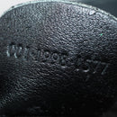GUCCI Bamboo Hand Bag Leather 2way Black Gold 001 1998 1577 Auth 173531-11