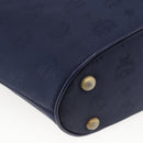 MCM Vicetos Logogram Tragetasche Nylon Navy Auth 173532-16