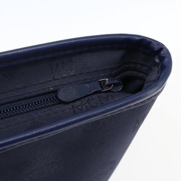 MCM Vicetos Logogram Tragetasche Nylon Navy Auth 173532