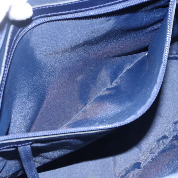 MCM Vicetos Logogram Tragetasche Nylon Navy Auth 173532