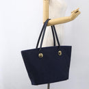 MCM Vicetos Logogram Tragetasche Nylon Navy Auth 173532-21
