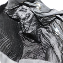 PRADA Backpack Nylon Leather Black Silver Auth 173533-25
