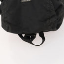 PRADA Backpack Nylon Leather Black Silver Auth 173533-6
