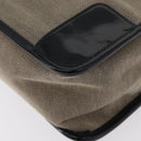 GUCCI Tote Bag Canvas patent leather Beige Black gold 000 0855 Auth 173536-13