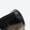 GUCCI Tote Bag Canvas patent leather Beige Black gold 000 0855 Auth 173536-23