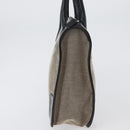 GUCCI Tote Bag Canvas patent leather Beige Black gold 000 0855 Auth 173536-5