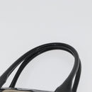GUCCI Tote Bag Canvas patent leather Beige Black gold 000 0855 Auth 173536-8