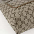 GUCCI GG Supreme Web Sherry Line Tote Bag PVC Beige Gold 39 02 003 Auth 173540-14