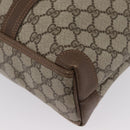GUCCI GG Supreme Tote Bag PVC Leather Beige Auth 173541-9