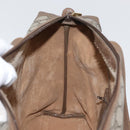 GUCCI GG Supreme Tote Bag PVC Leather Beige Auth 173541-23