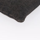 BVLGARI Logo Mania Shoulder Bag Canvas Black Silver Auth 173542-16