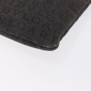 BVLGARI Logo Mania Shoulder Bag Canvas Black Silver Auth 173542-17