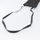 BVLGARI Logo Mania Shoulder Bag Canvas Black Silver Auth 173542-7