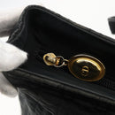 Christian Dior Canage Tote Bag Black Gold Auth 173544-10