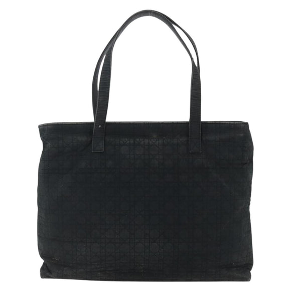 Christian Dior Canage Tote Bag Black Gold Auth 173544