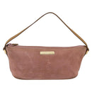 GUCCI Accessory Pouch Suede Pink Gold 039 1103 Auth 173549-2