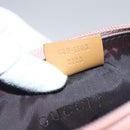 GUCCI Accessory Pouch Suede Pink Gold 039 1103 Auth 173549-20