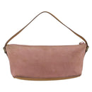 GUCCI Accessory Pouch Suede Pink Gold 039 1103 Auth 173549-3
