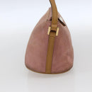 GUCCI Accessory Pouch Suede Pink Gold 039 1103 Auth 173549-4