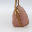 GUCCI Accessory Pouch Suede Pink Gold 039 1103 Auth 173549-5