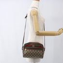 GUCCI GG Supreme Web Sherry Line Bag PVC Beige Gold 001 56 6655 Auth 173550-21