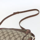 GUCCI GG Supreme Web Sherry Line Bag PVC Beige Gold 001 56 6655 Auth 173550-14