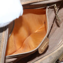 GUCCI Micro GG Supreme Shoulder Bag PVC Beige Gold 001 418 4795 Auth 173551-21