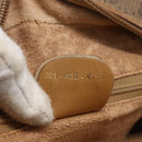 GUCCI Micro GG Supreme Shoulder Bag PVC Beige Gold 001 418 4795 Auth 173551-12