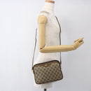 GUCCI GG Supreme Shoulder Bag PVC Beige Gold 97 02 068 Auth 173558A-20
