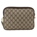 GUCCI GG Supreme Shoulder Bag PVC Beige Gold 97 02 068 Auth 173558A-3