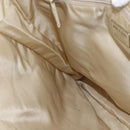 PRADA Hand Bag Nylon plastic Beige Clear Auth 173565-21