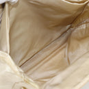 PRADA Hand Bag Nylon plastic Beige Clear Auth 173565-25