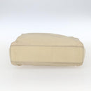 PRADA Hand Bag Nylon plastic Beige Clear Auth 173565-5