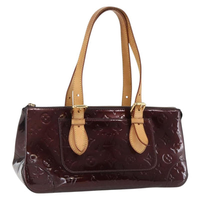 LOUIS VUITTON Monogram Vernis Rosewood Avenue Bag Amarante M93510 LV Auth 173566