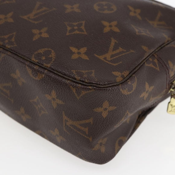 LOUIS VUITTON Monogram Trousse Toilette 28 Clutch Bag M47522 LV Auth 173567