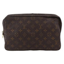LOUIS VUITTON Monogram Trousse Toilette 28 Clutch Bag M47522 LV Auth 173567-13