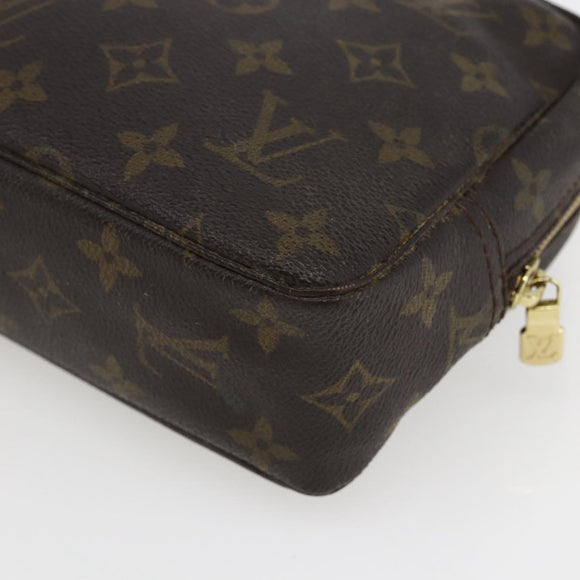 LOUIS VUITTON Monogram Trousse Toilette 23 Clutch Bag M47524 LV Auth 173569