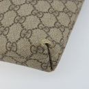 GUCCI GG Supreme Shoulder Bag PVC Beige Gold 388924 Auth 173571-9