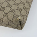 GUCCI GG Supreme Shoulder Bag PVC Beige Gold 388924 Auth 173571-15