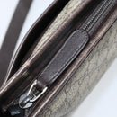 GUCCI GG Supreme Shoulder Bag PVC Beige Gold 388924 Auth 173571-10