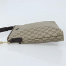 GUCCI GG Supreme Shoulder Bag PVC Beige Gold 388924 Auth 173571-4