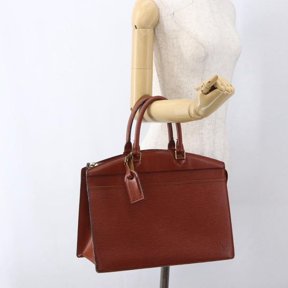 LOUIS VUITTON Epi Riviera Handtas Bruin M48183 LV Auth 173572