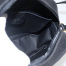 GUCCI Shoulder Bag Canvas Leather Black Gold 007 115 0175 Auth 173582-18